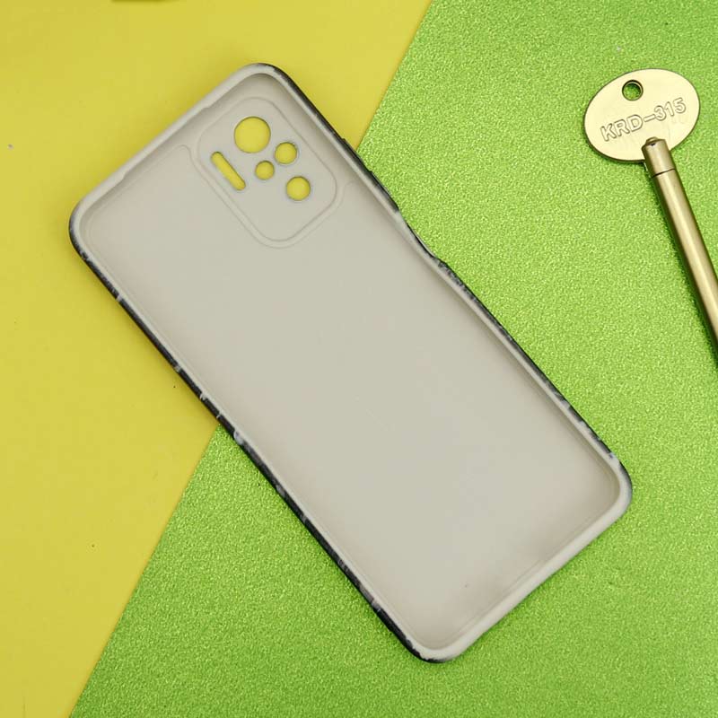 قاب سیلیکونی محافظ لنزدار طرح آبرنگی Xiaomi Redmi Note 10