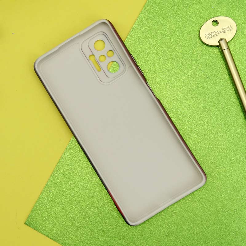 قاب سیلیکونی محافظ لنزدار طرح رنگین کمانی Xiaomi Redmi Note 10 Pro