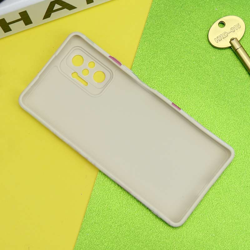 قاب سیلیکونی محافظ لنزدار طرح گل Xiaomi Redmi Note 10 Pro