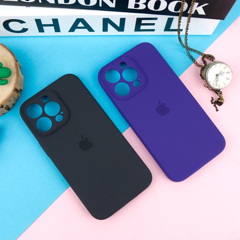 قاب سیلیکونی اصلی زیربسته آیفون iPhone 13 Pro محافظ لنزدار