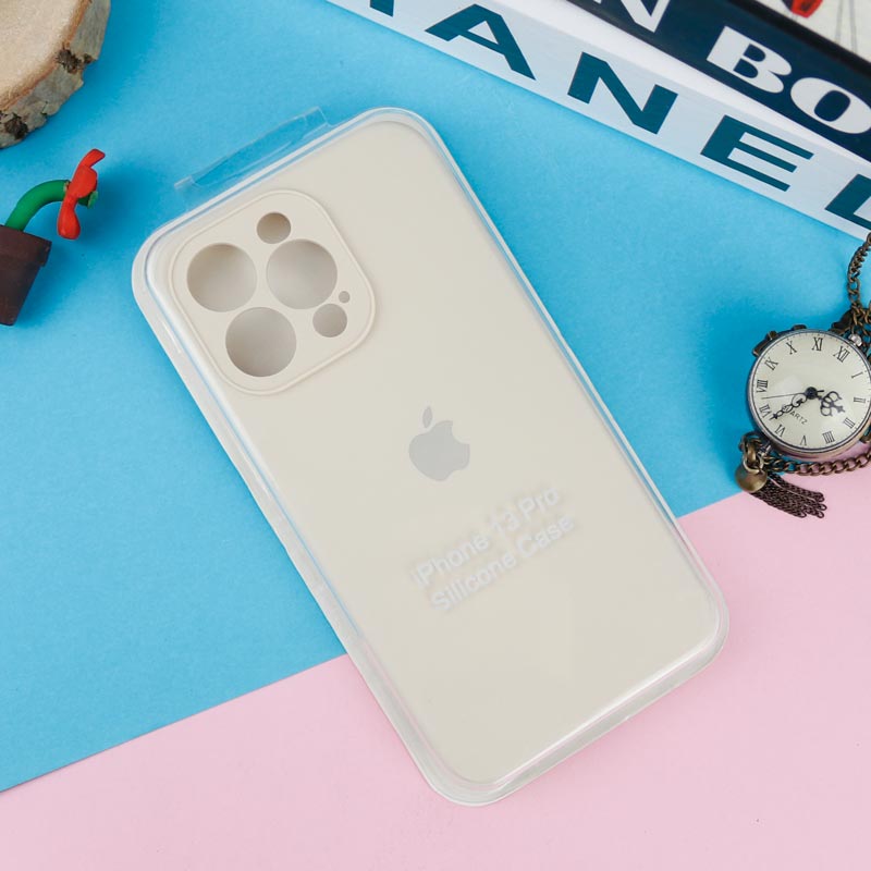 قاب سیلیکونی اصلی زیربسته آیفون iPhone 13 Pro محافظ لنزدار