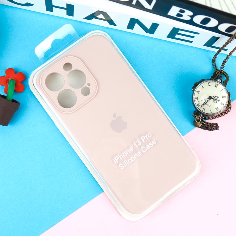 قاب سیلیکونی اصلی زیربسته آیفون iPhone 13 Pro محافظ لنزدار