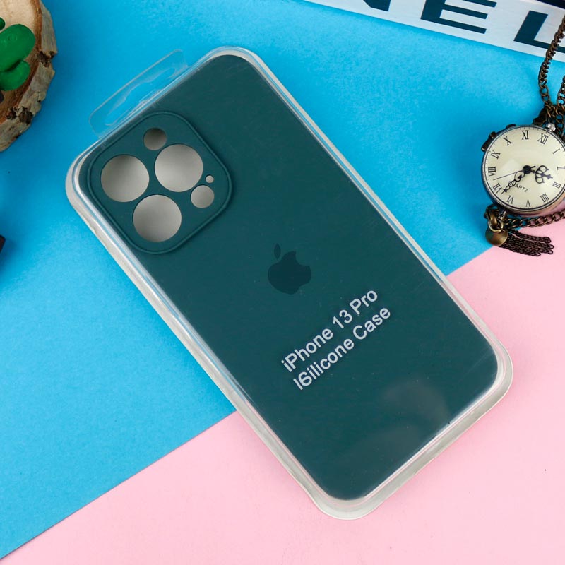 قاب سیلیکونی اصلی زیربسته آیفون iPhone 13 Pro محافظ لنزدار