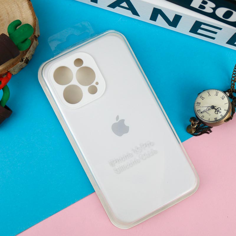 قاب سیلیکونی اصلی زیربسته آیفون iPhone 13 Pro محافظ لنزدار