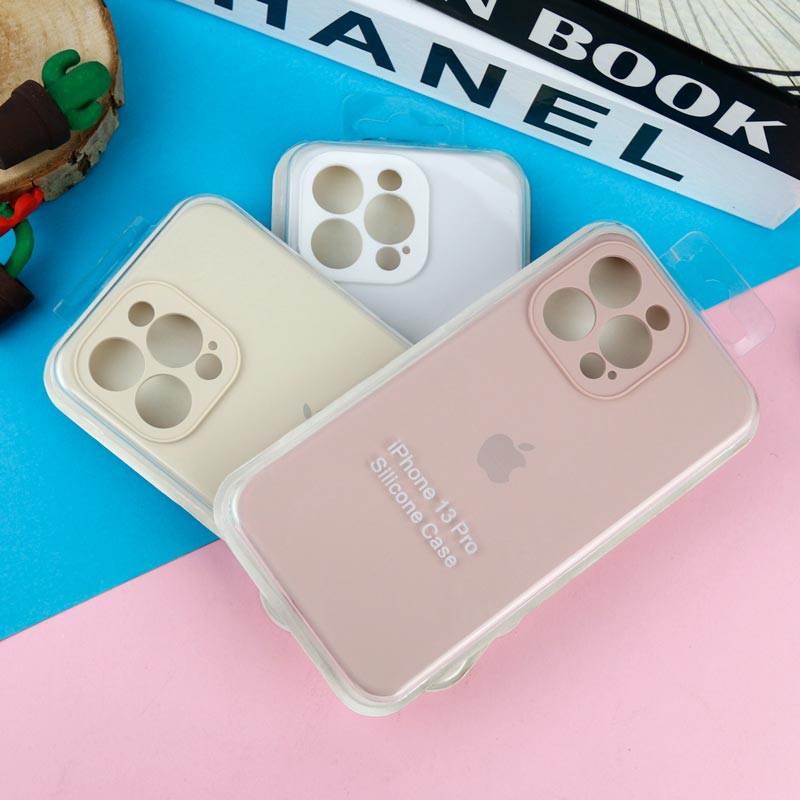 قاب سیلیکونی اصلی زیربسته آیفون iPhone 13 Pro محافظ لنزدار