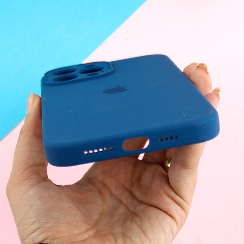 قاب سیلیکونی اصلی زیربسته آیفون iPhone 13 Pro محافظ لنزدار