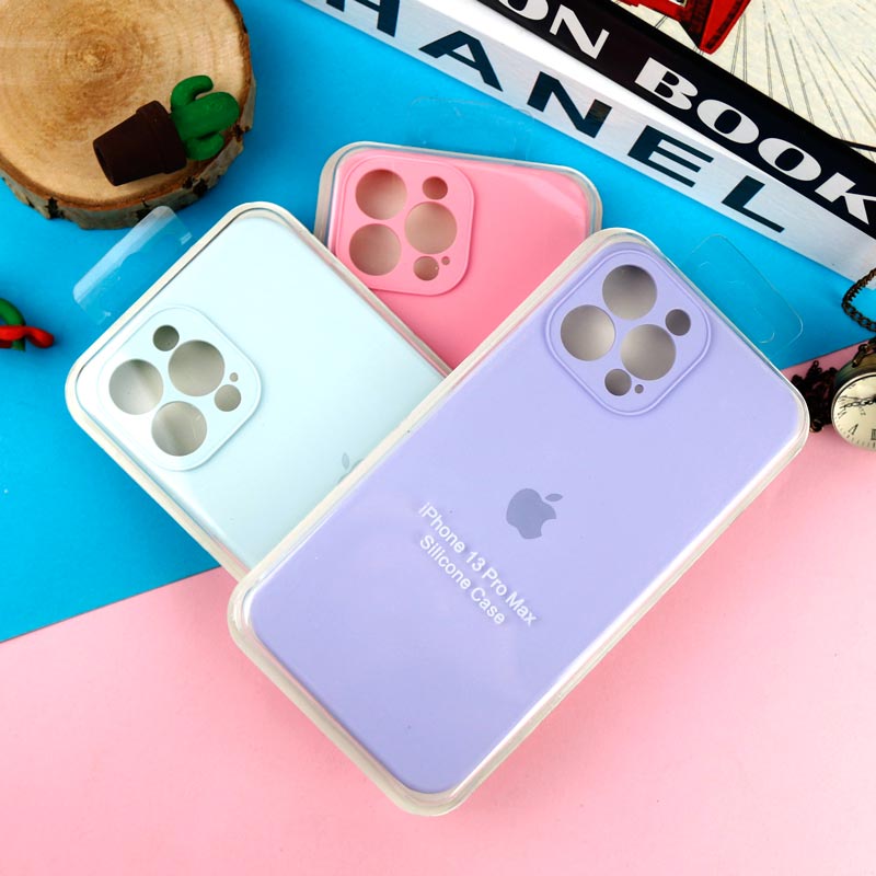 قاب سیلیکونی اصلی زیربسته آیفون iPhone 13 Pro محافظ لنزدار
