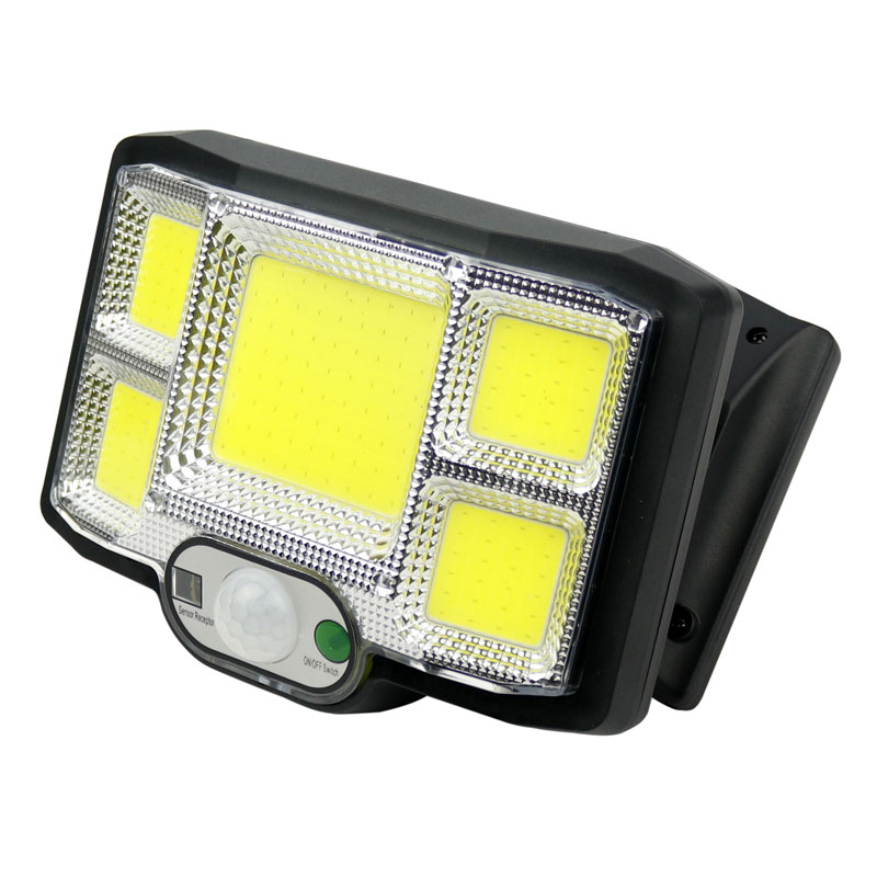 چراغ دیواری سنسوردار خورشیدی Solar Sensor Light JD-2168B + ریموت کنترل