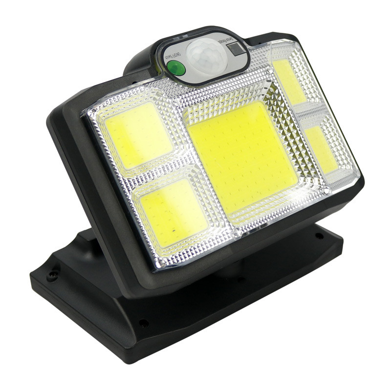 چراغ دیواری سنسوردار خورشیدی Solar Sensor Light JD-2168B + ریموت کنترل