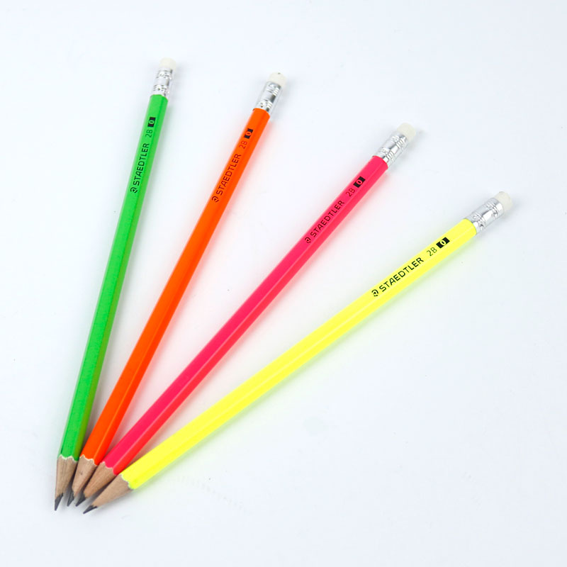 مداد مشکی Staedtler Neon 132 44 C12 2B بسته 12 عددی