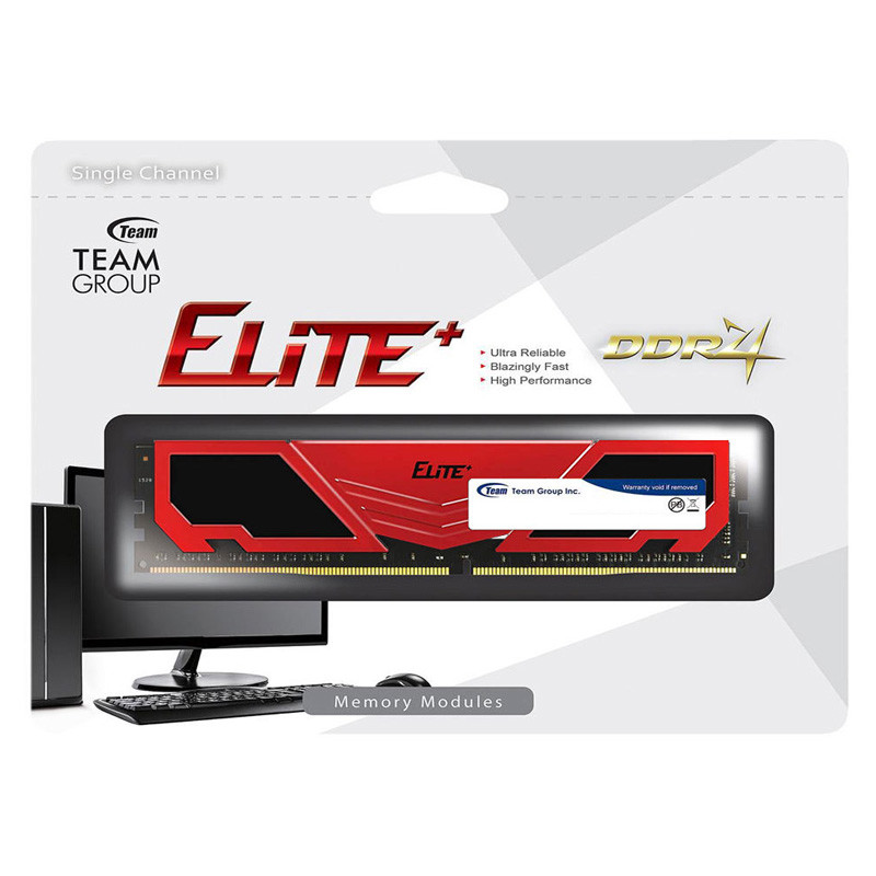 رم کامپیوتر TeamGroup Elite Plus DDR4 8GB 3200MHz CL22 Single