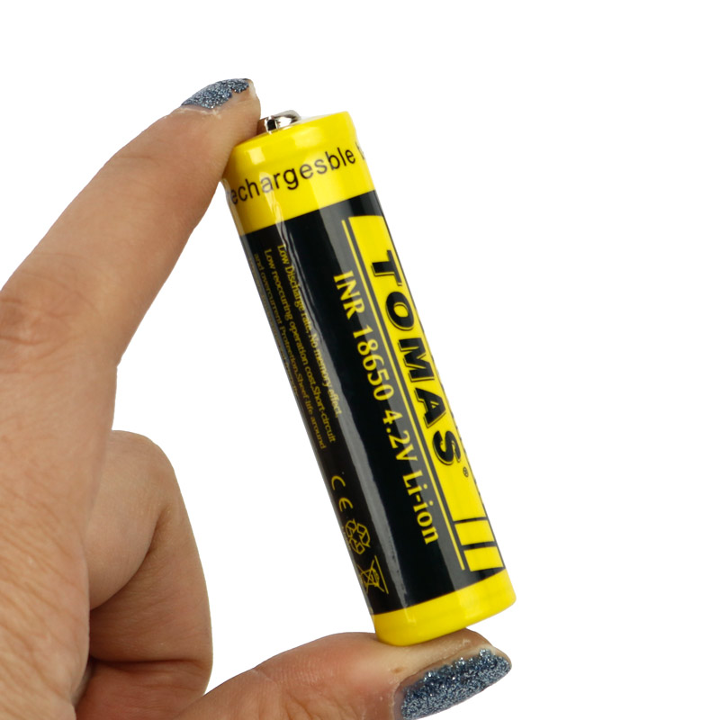 باتری لیتیوم استوانه ای Tomas 18650 7800mAh شرینک