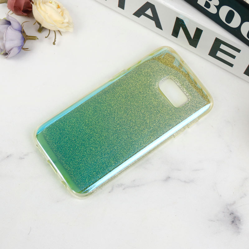 قاب ژله ای اکلیلی دو رنگ Samsung Galaxy S7 سبز