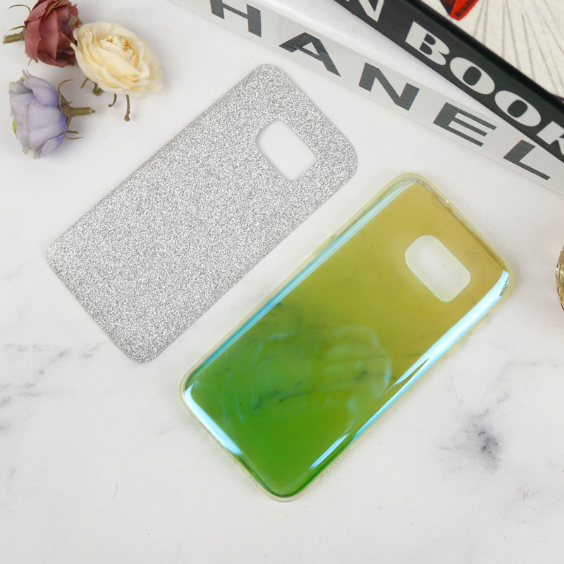 قاب ژله ای اکلیلی دو رنگ Samsung Galaxy S7 سبز