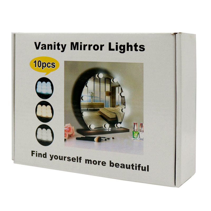 ریسه دور آینه ۱۰ لامپ Vanity Mirror Lights 2.7m USB