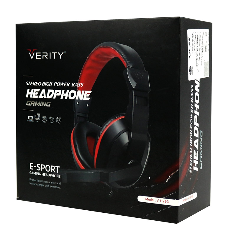 هدست گیمینگ سیم دار Verity V-H25G