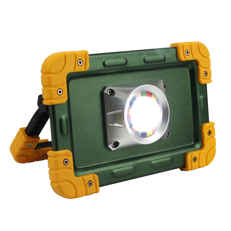 پروژکتور سیار شارژی W823 COB 30W