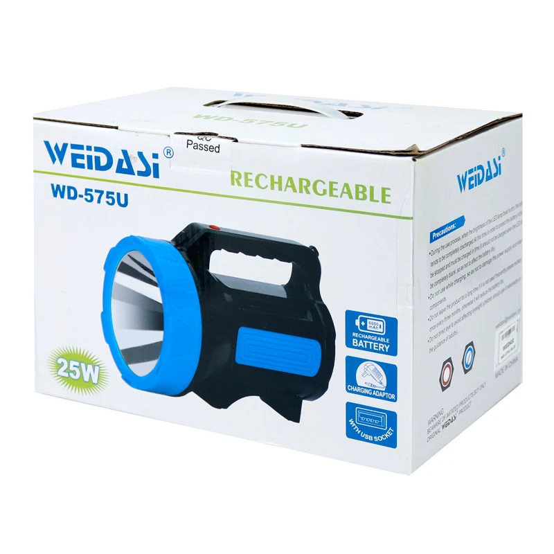 چراغ قوه شارژی ویداسی Weidasi WD-575U