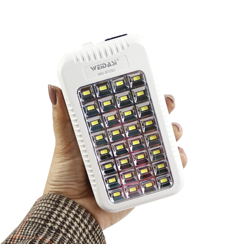 چراغ اضطراری شارژی خورشیدی Weidasi WD-871SU
