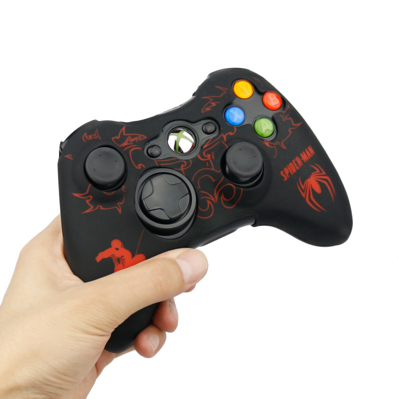 روکش دسته بازی Xbox طرح Spider-Man مشکی قرمز