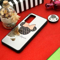 قاب محافظ لنزدار آینه ای + پاپ سوکت طرح میکی موس Xiaomi Mi 10T / Mi 10T Pro