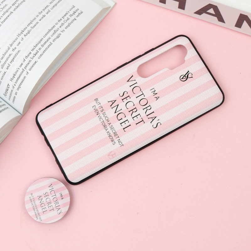 قاب فانتزی برجسته + پاپ سوکت طرح ویکتوریا Xiaomi Mi Note 10 Lite سری F