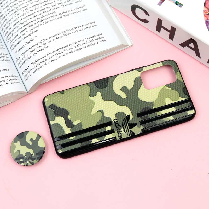 قاب فانتزی برجسته + پاپ سوکت طرح ارتشی Xiaomi Poco M3 سری F
