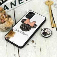 قاب محافظ لنزدار آینه ای + پاپ سوکت طرح میکی موس Xiaomi Poco M3