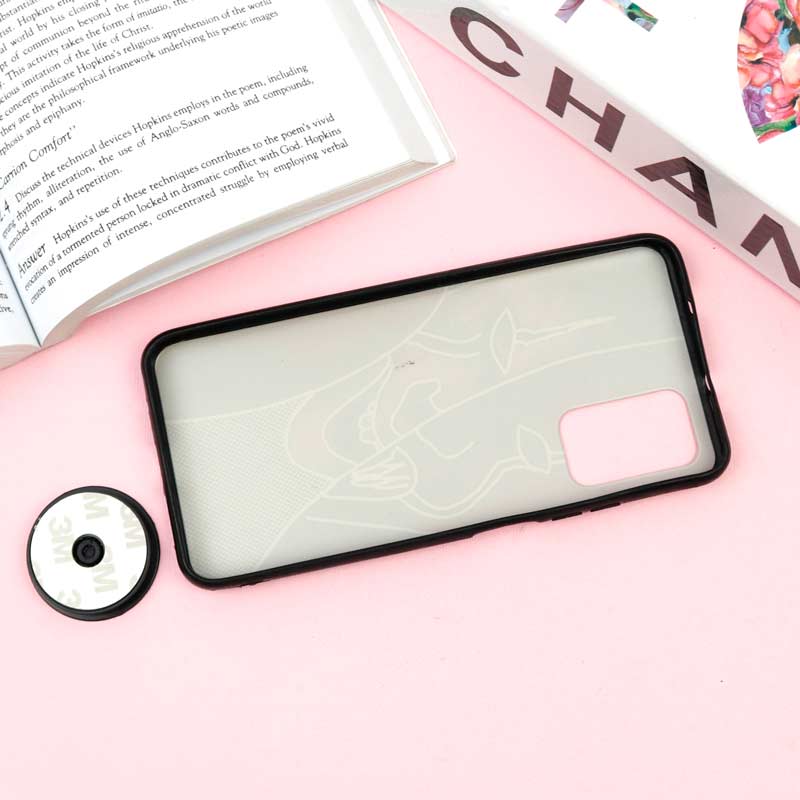 قاب فانتزی برجسته + پاپ سوکت طرح IT شیائومی Xiaomi Poco M3 سری F