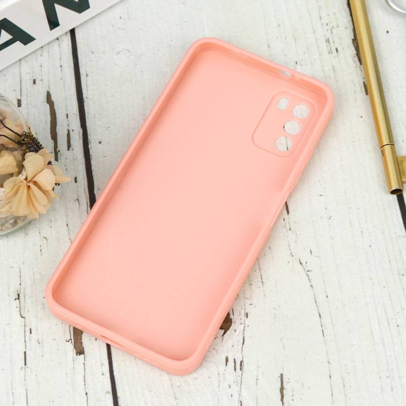 قاب محافظ لنزدار آینه ای + پاپ سوکت طرح قلب صورتی Xiaomi Poco M3