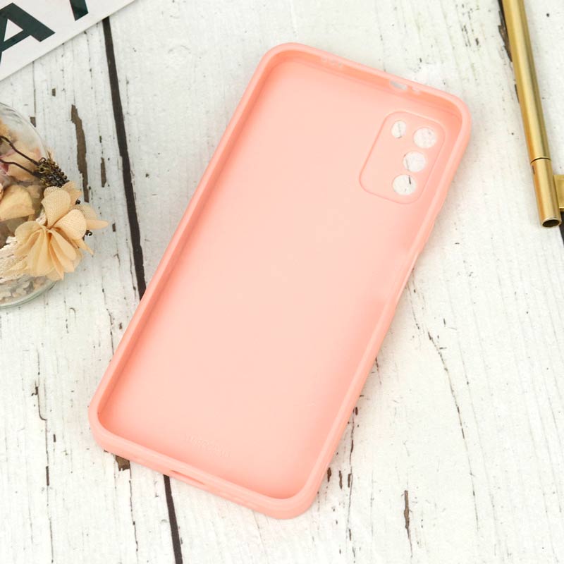 قاب محافظ لنزدار آینه ای + پاپ سوکت طرح LV صورتی Xiaomi Poco M3