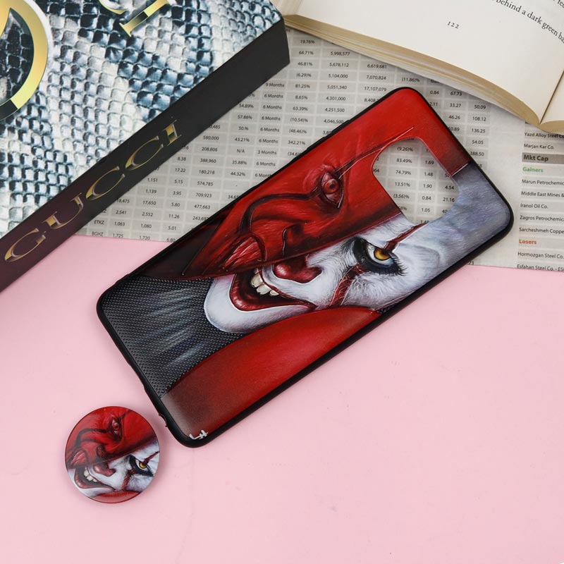 قاب فانتزی برجسته + پاپ سوکت طرح IT شیائومی Poco X3 سری F