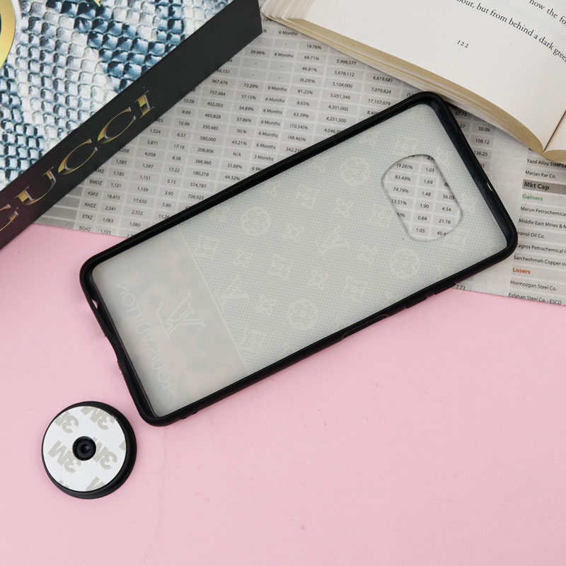 قاب فانتزی برجسته + پاپ سوکت طرح LV شیائومی Xiaomi Poco X3 سری F