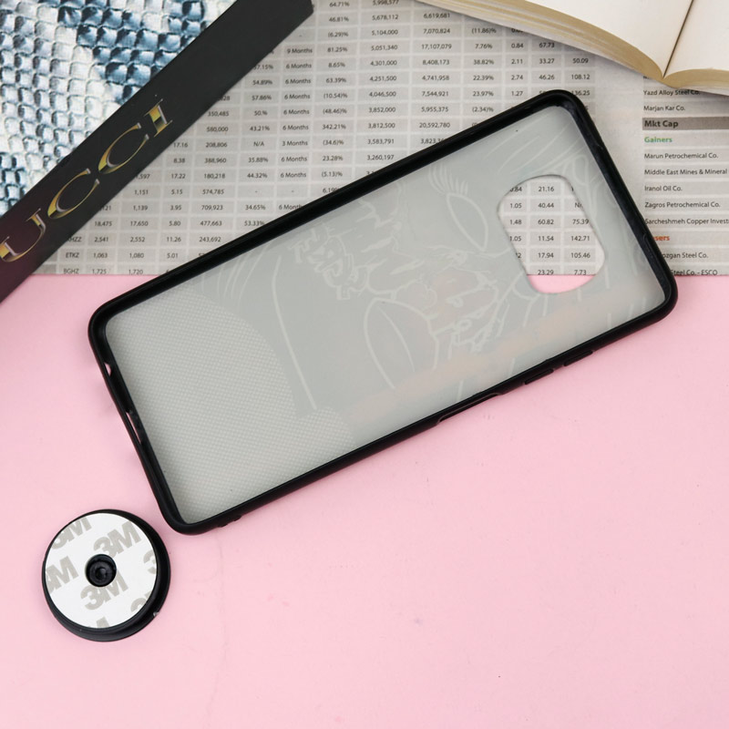 قاب فانتزی برجسته + پاپ سوکت طرح دختر Xiaomi Poco X3 سری F