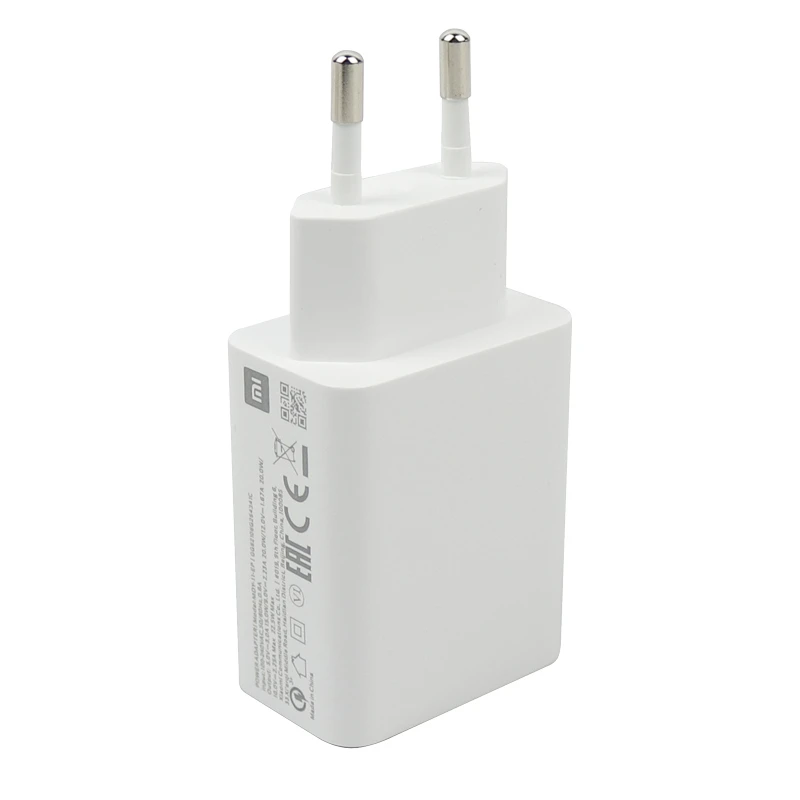 شارژر دیواری فست شارژ Xiaomi Redmi 10 / Redmi 12 3A QC3 22.5W سرجعبه + کابل Type-C و جعبه گوشی
