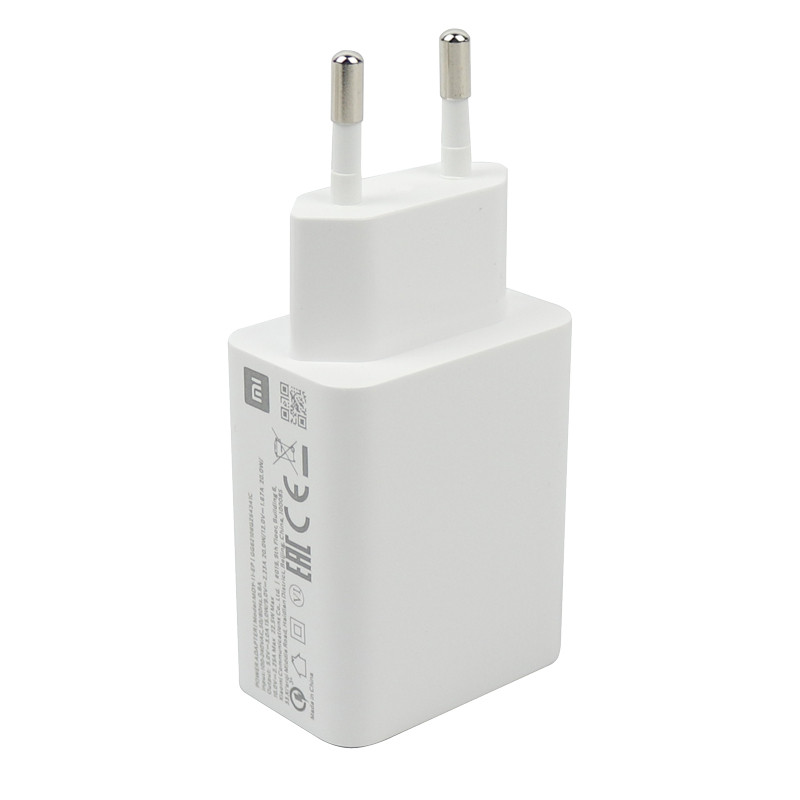 شارژر دیواری فست شارژ Xiaomi Redmi 10 / Redmi 12 3A QC3 22.5W سرجعبه + کابل Type-C و جعبه گوشی