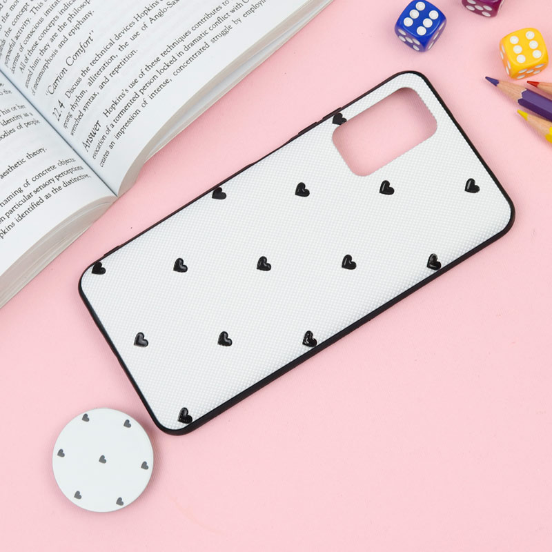 قاب فانتزی برجسته + پاپ سوکت طرح قلب Xiaomi Redmi 9T سری F