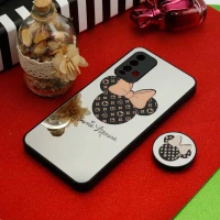قاب محافظ لنزدار آینه ای + پاپ سوکت طرح میکی موس Xiaomi Redmi 9T