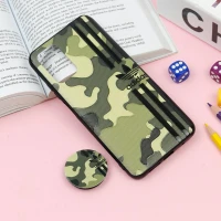 قاب فانتزی برجسته + پاپ سوکت طرح ارتشی Xiaomi Redmi 9T سری F