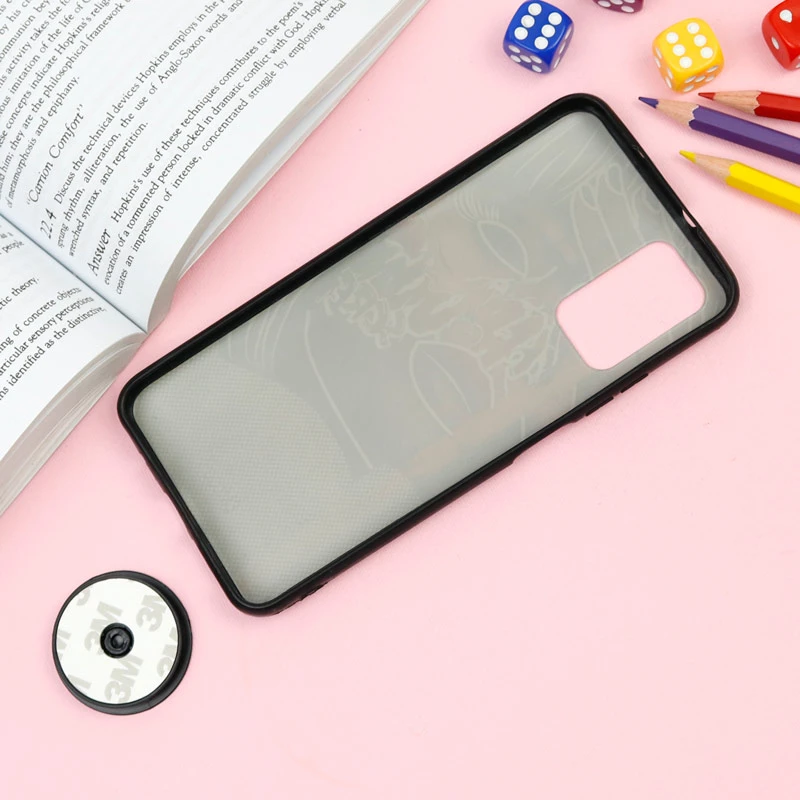 قاب فانتزی برجسته + پاپ سوکت طرح دختر Xiaomi Redmi 9T سری F