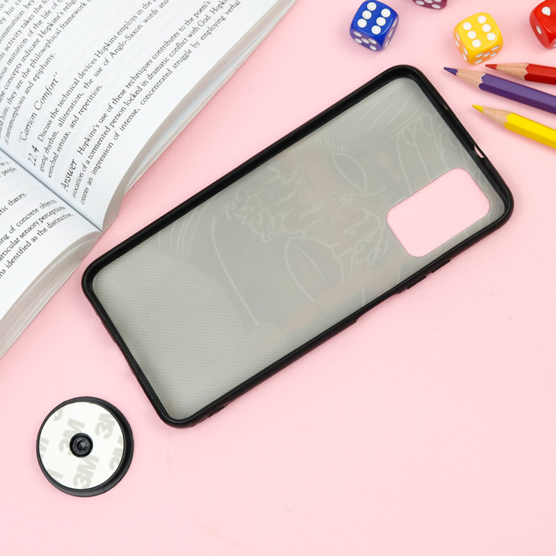 قاب فانتزی برجسته + پاپ سوکت طرح دختر Xiaomi Redmi 9T سری F