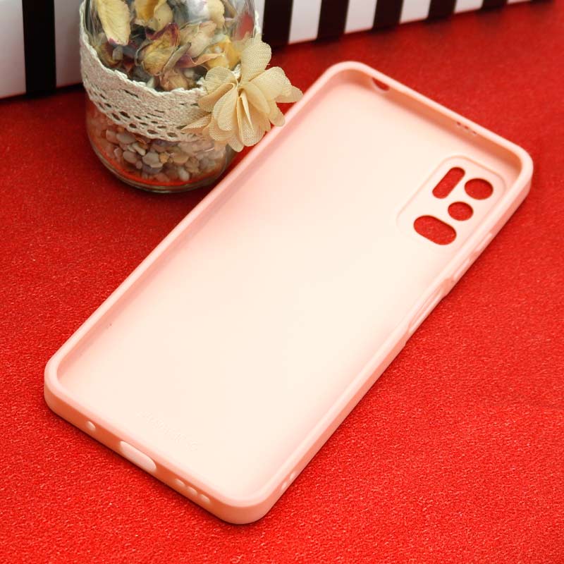 قاب محافظ لنزدار آینه ای + پاپ سوکت طرح قلب صورتی Xiaomi Redmi Note 10 5G