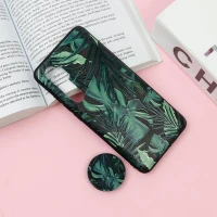 قاب فانتزی برجسته + پاپ سوکت طرح گل Xiaomi Mi Note 10 Lite سری F