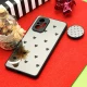قاب محافظ لنزدار آینه ای + پاپ سوکت طرح قلب مشکی Xiaomi Redmi Note 10 Pro