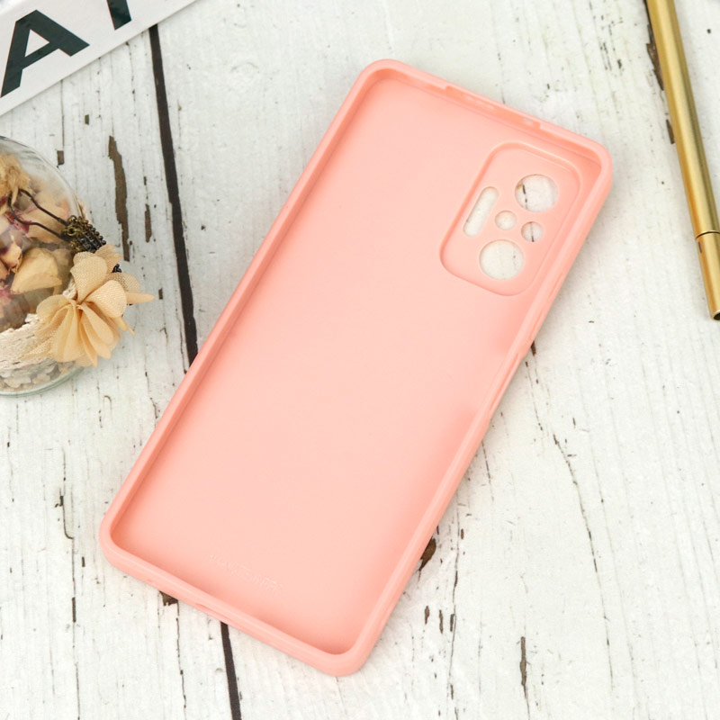 قاب محافظ لنزدار آینه ای + پاپ سوکت طرح قلب صورتی Xiaomi Redmi Note 10 Pro