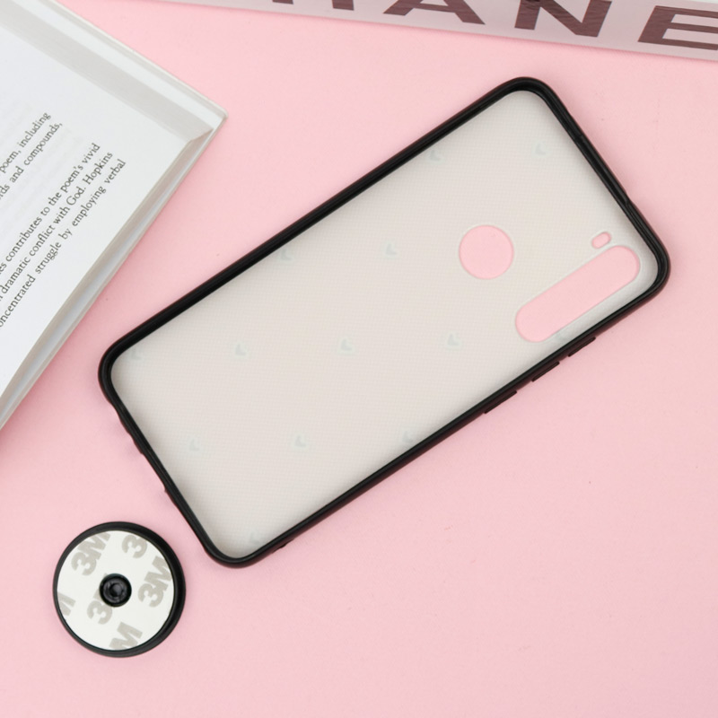 قاب فانتزی برجسته + پاپ سوکت طرح قلب Xiaomi Redmi Note 8 سری F