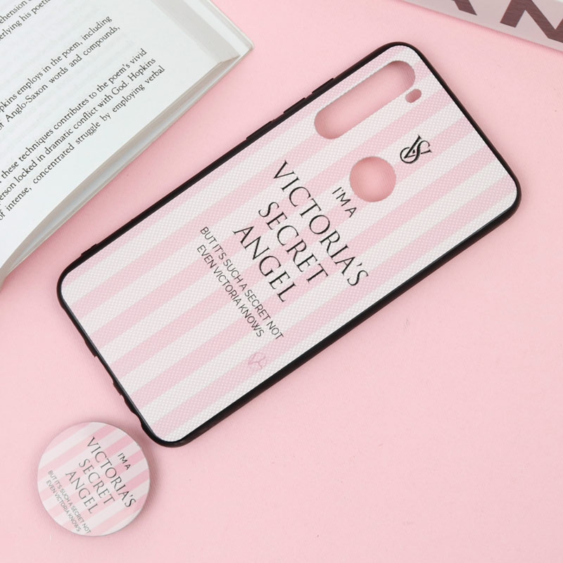 قاب فانتزی برجسته + پاپ سوکت طرح ویکتوریا Xiaomi Redmi Note 8 سری F