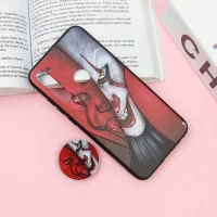 قاب فانتزی برجسته + پاپ سوکت طرح IT شیائومی Xiaomi Redmi Note 8 سری F