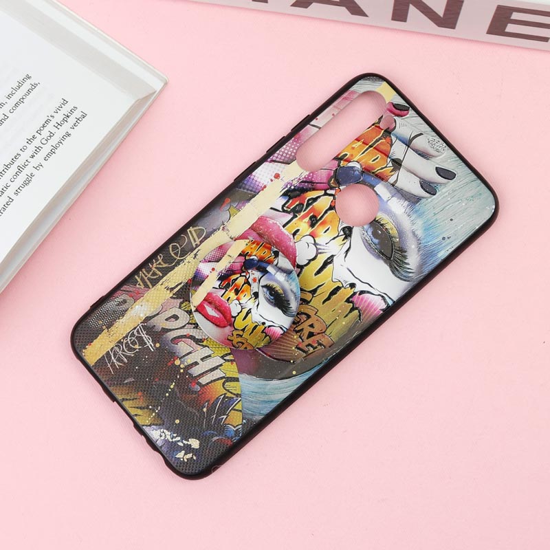قاب فانتزی برجسته + پاپ سوکت طرح دختر Xiaomi Redmi Note 8 سری F