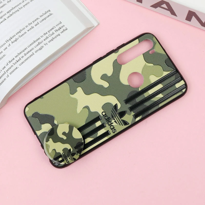 قاب فانتزی برجسته + پاپ سوکت طرح ارتشی Xiaomi Redmi Note 8 سری F